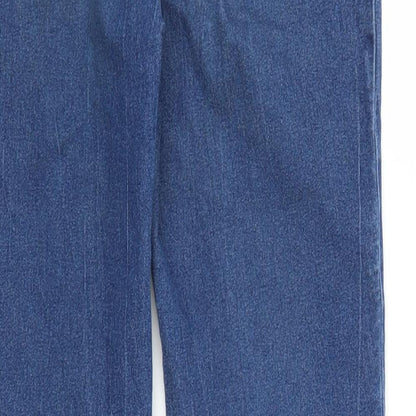 Womens UK Size 28 in In Extenso Regular Fit Straight Blue Jeans