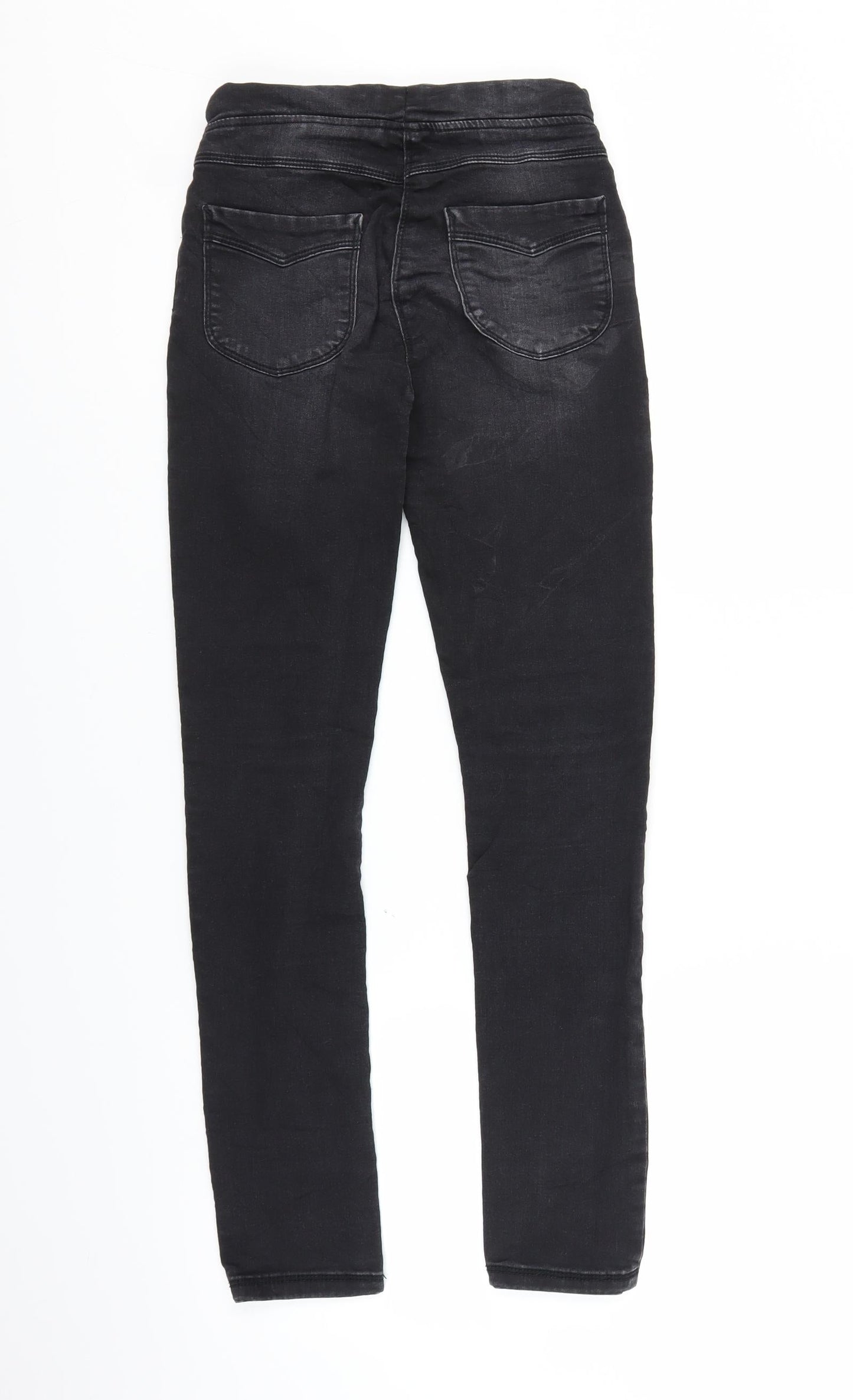 TAO Girls Black  Denim Straight Jeans Size 12 Years