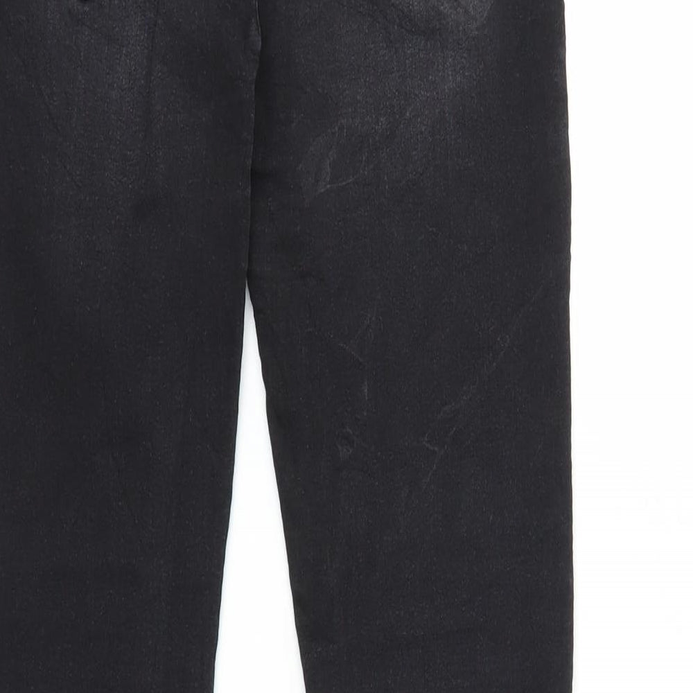 TAO Girls Black  Denim Straight Jeans Size 12 Years