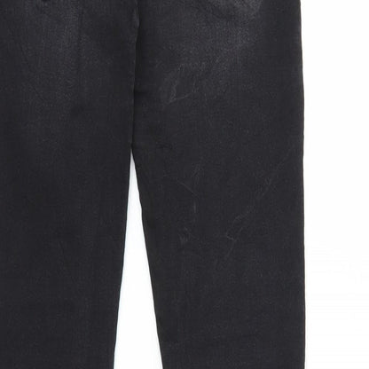 TAO Girls Black  Denim Straight Jeans Size 12 Years