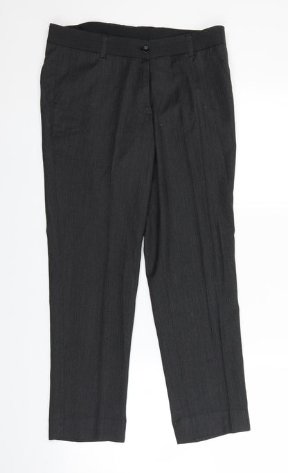 Womens UK Size 31 in Preworn Regular Fit  Grey Trousers