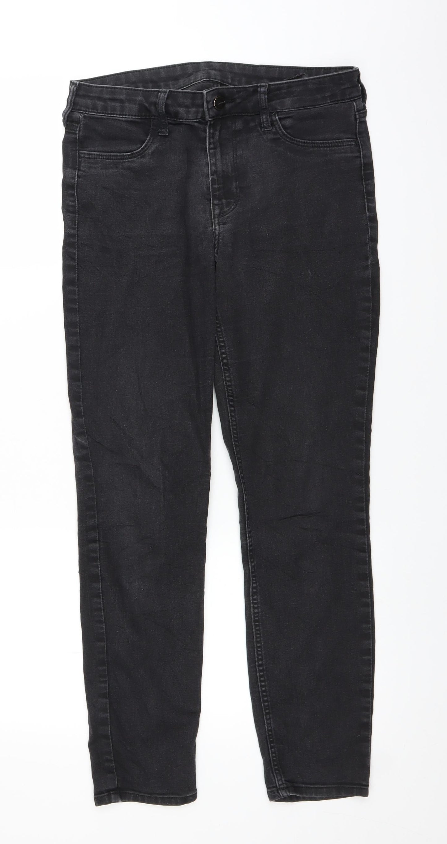 &DENIM Womens Black  Denim Skinny Jeans Size 30 in L27 in