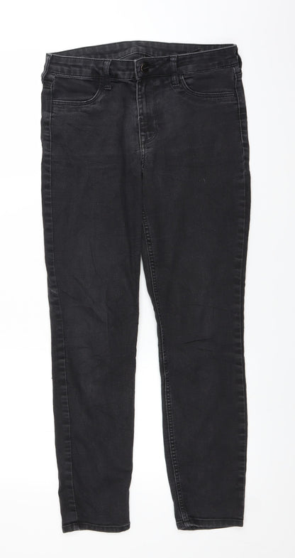 &DENIM Womens Black  Denim Skinny Jeans Size 30 in L27 in