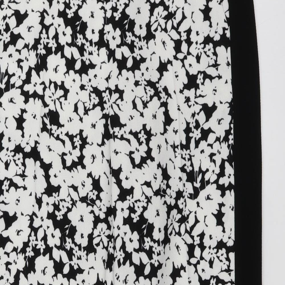 Reggie Design Womens White Floral  Trousers  Size 30 in L26 in
