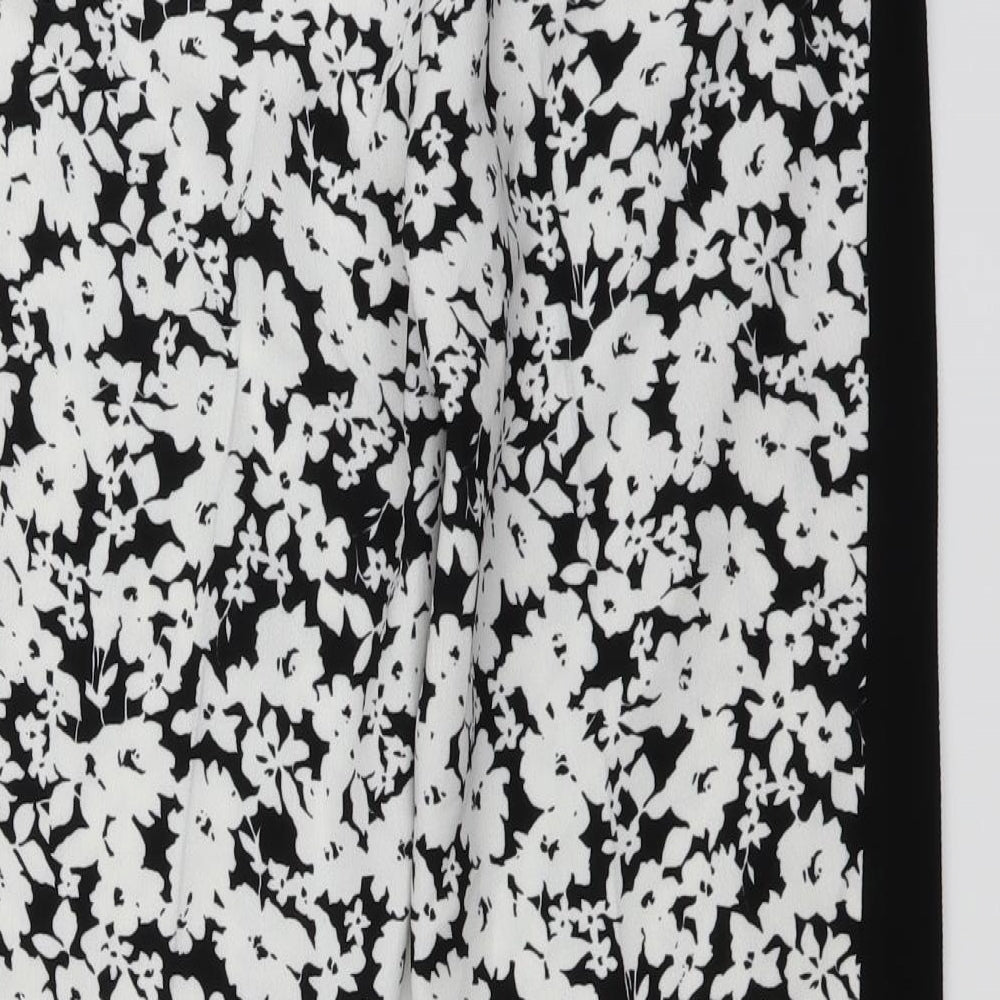 Reggie Design Womens White Floral  Trousers  Size 30 in L26 in