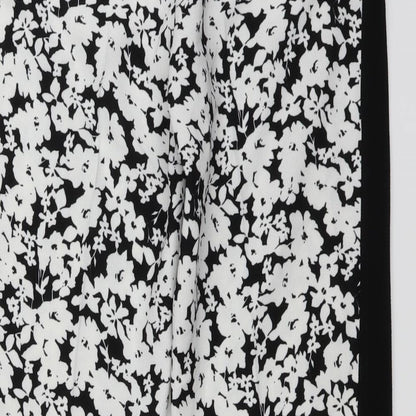 Reggie Design Womens White Floral  Trousers  Size 30 in L26 in
