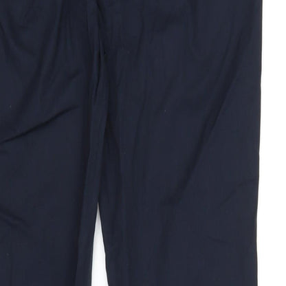 Womens UK Size 6 NEXT Regular Fit  Blue Trousers