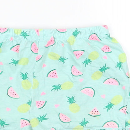Preworn Boys Green   Sweat Shorts Size 2 Years