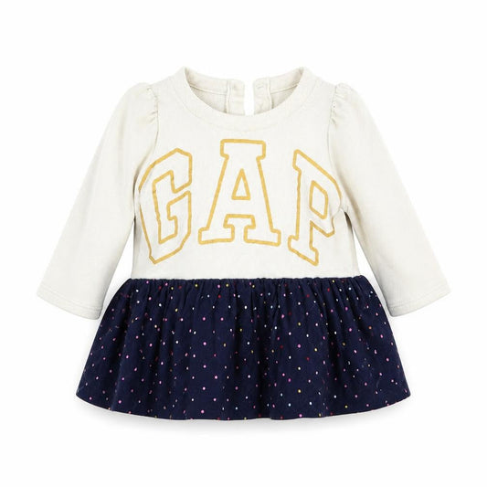 Gap Girls White   Babydoll Dress Size 3-6 Months
