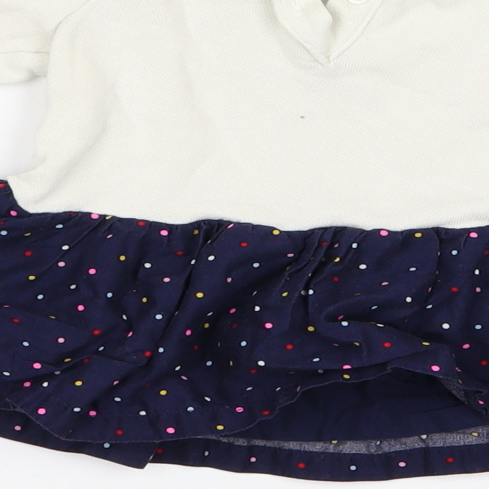 Gap Girls White   Babydoll Dress Size 3-6 Months