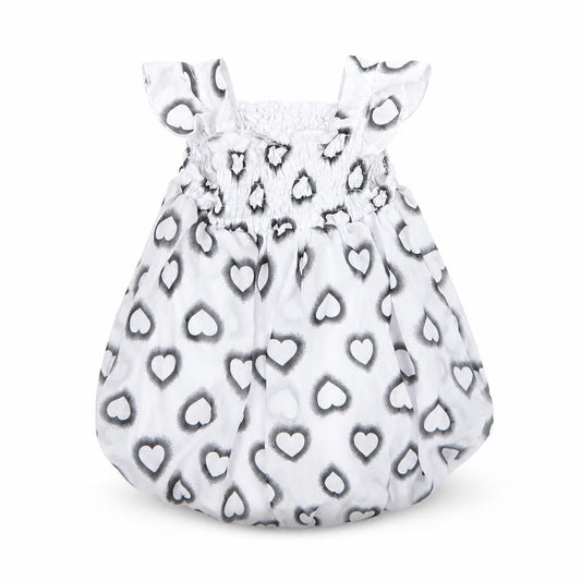 bon beb Girls Grey Animal Print  A-Line  Size 6-9 Months