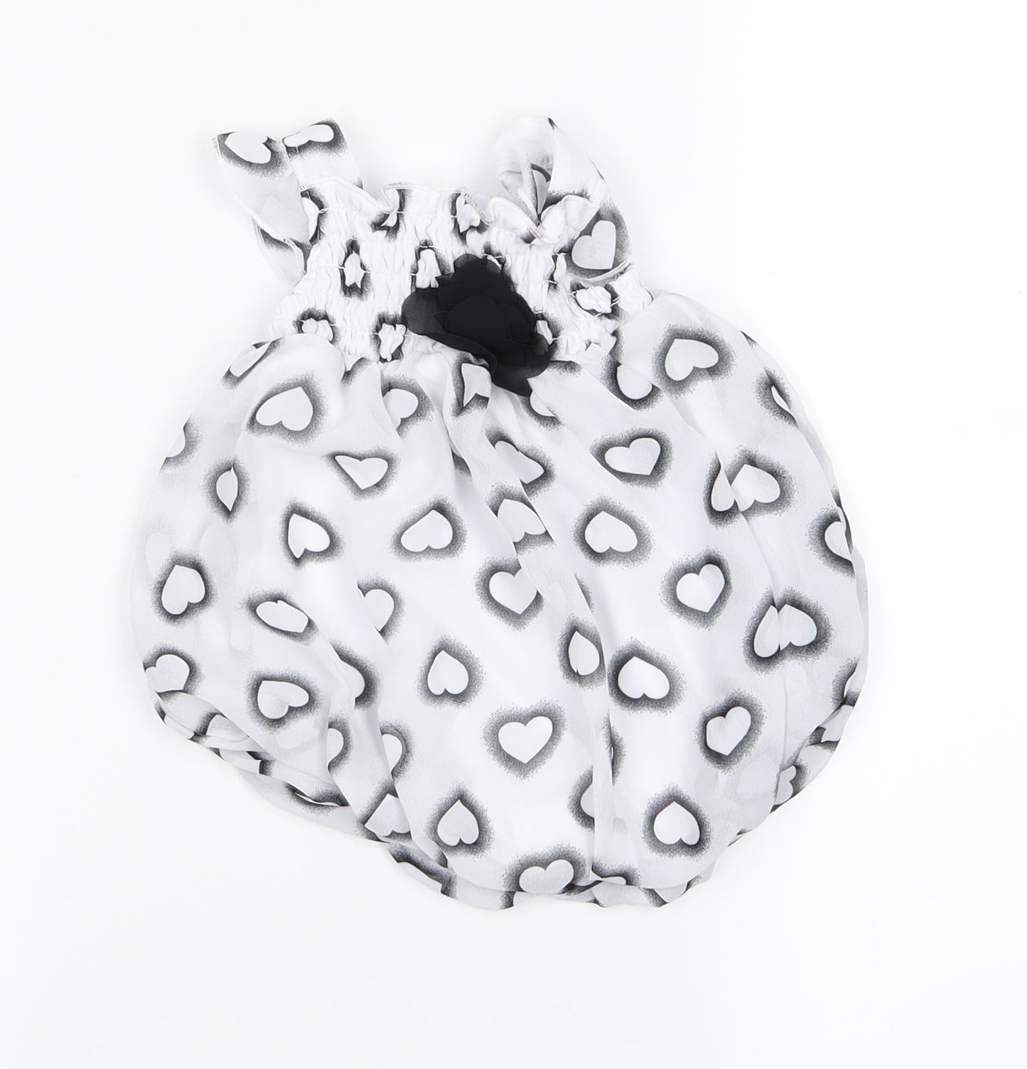 bon beb Girls Grey Animal Print  A-Line  Size 6-9 Months