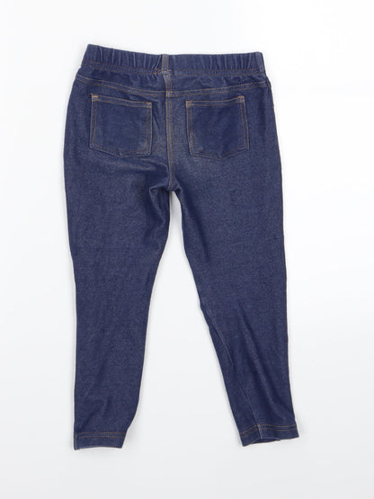 TU Girls Blue   Jegging Trousers Size 4 Years