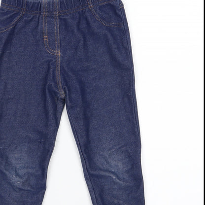 TU Girls Blue   Jegging Trousers Size 4 Years
