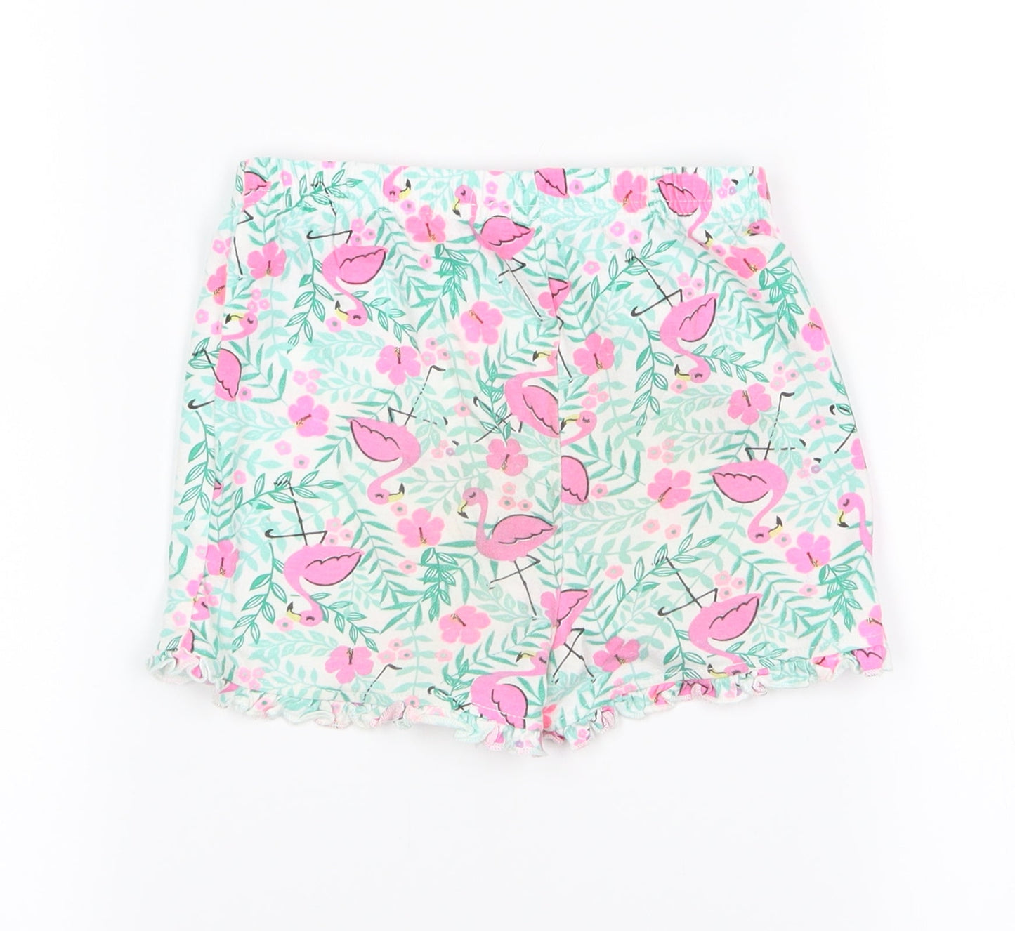 Primark Girls Green Animal Print  Babydoll Pyjama Pants Size 36 Months