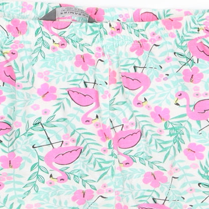 Primark Girls Green Animal Print  Babydoll Pyjama Pants Size 36 Months