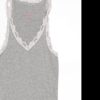 love lounge Womens Grey   Tunic T-Shirt Size XS