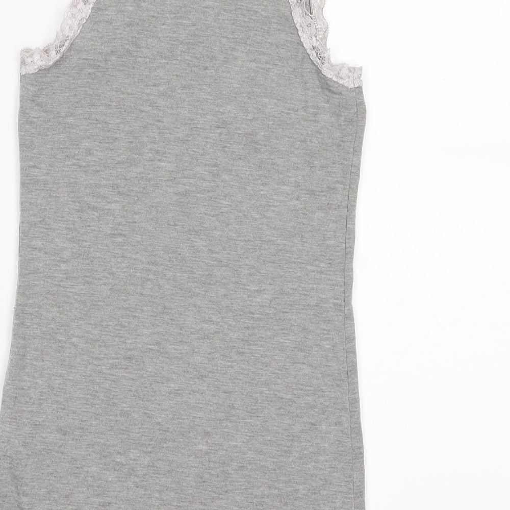 love lounge Womens Grey   Tunic T-Shirt Size XS