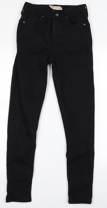 Topshop Womens Black   Skinny Jeans Size 26 L27 in