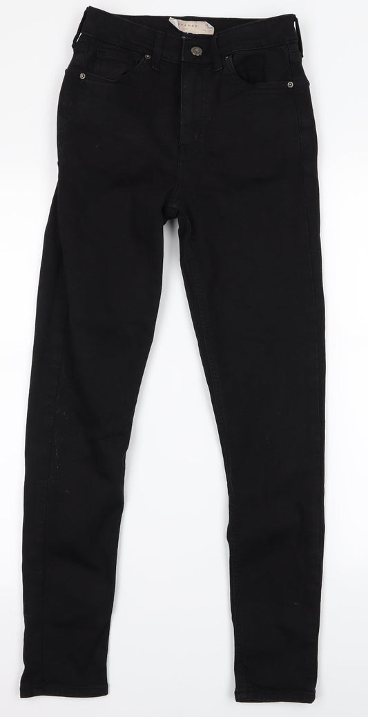 Topshop Womens Black   Skinny Jeans Size 26 L27 in