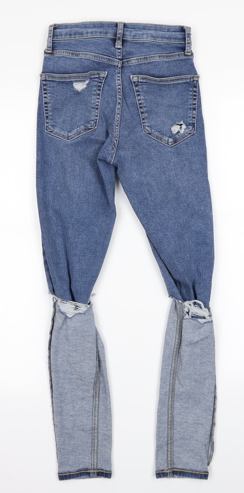Womens UK Size 25 in jamie Regular Fit Skinny Blue Jeans