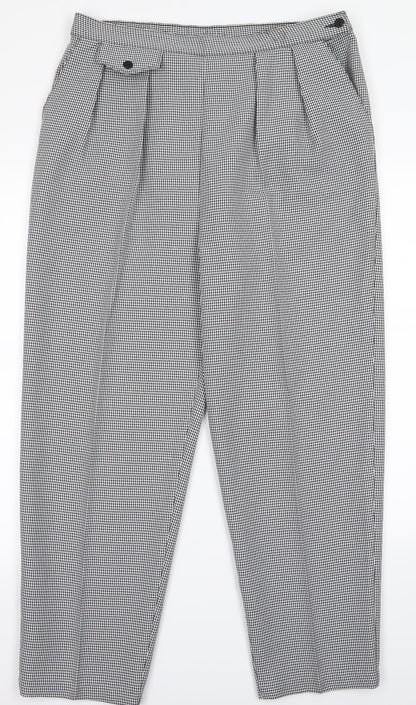 Womens UK Size 16 Preworn Regular Fit  White Trousers