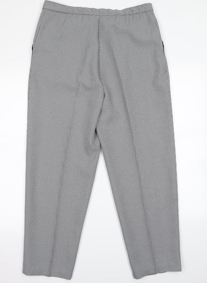 Womens UK Size 16 Preworn Regular Fit  White Trousers