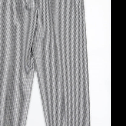 Womens UK Size 16 Preworn Regular Fit  White Trousers