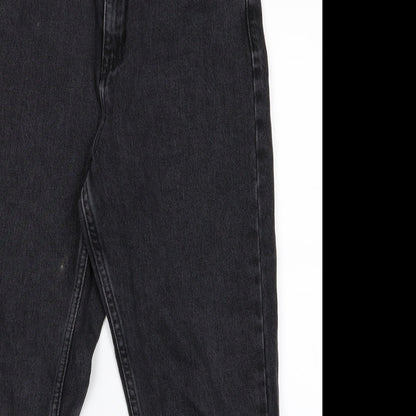 Topshop Womens Grey   Tapered Jeans Size 10 L20.5 in