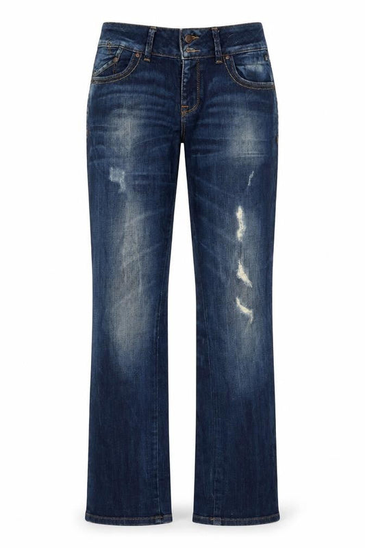 Womens Blue  Corduroy Bootcut Jeans Size 32 L28 in