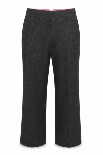 Next Womens Black Paisley  Rain Trousers Trousers Size 14 L26 in