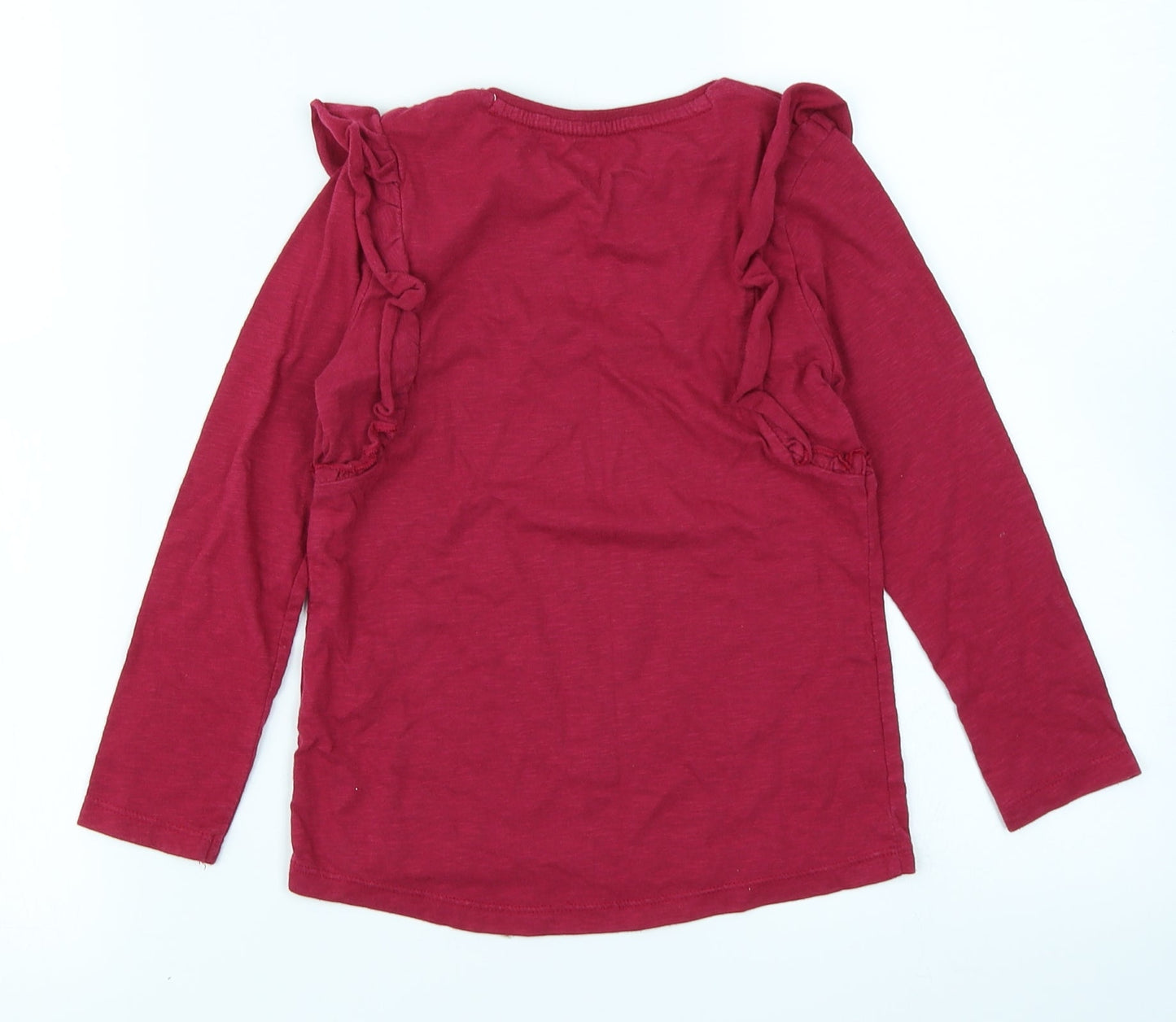 F&F Kids Girls Purple   Basic T-Shirt Size 5-6 Years