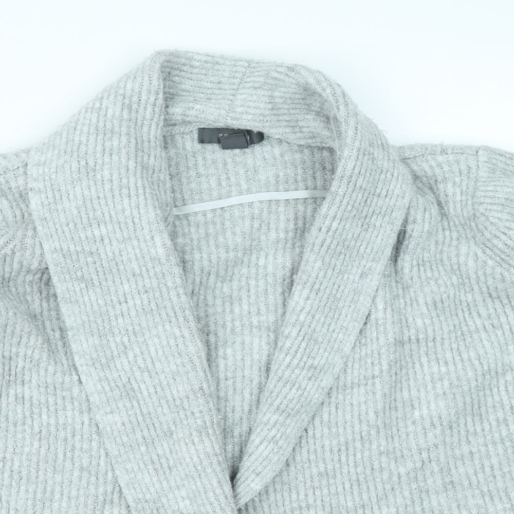 Primark Womens Grey   Cardigan Jumper Size M