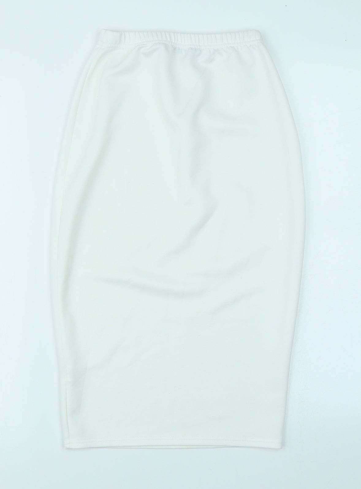 Boohoo Womens White   A-Line Skirt Size 10