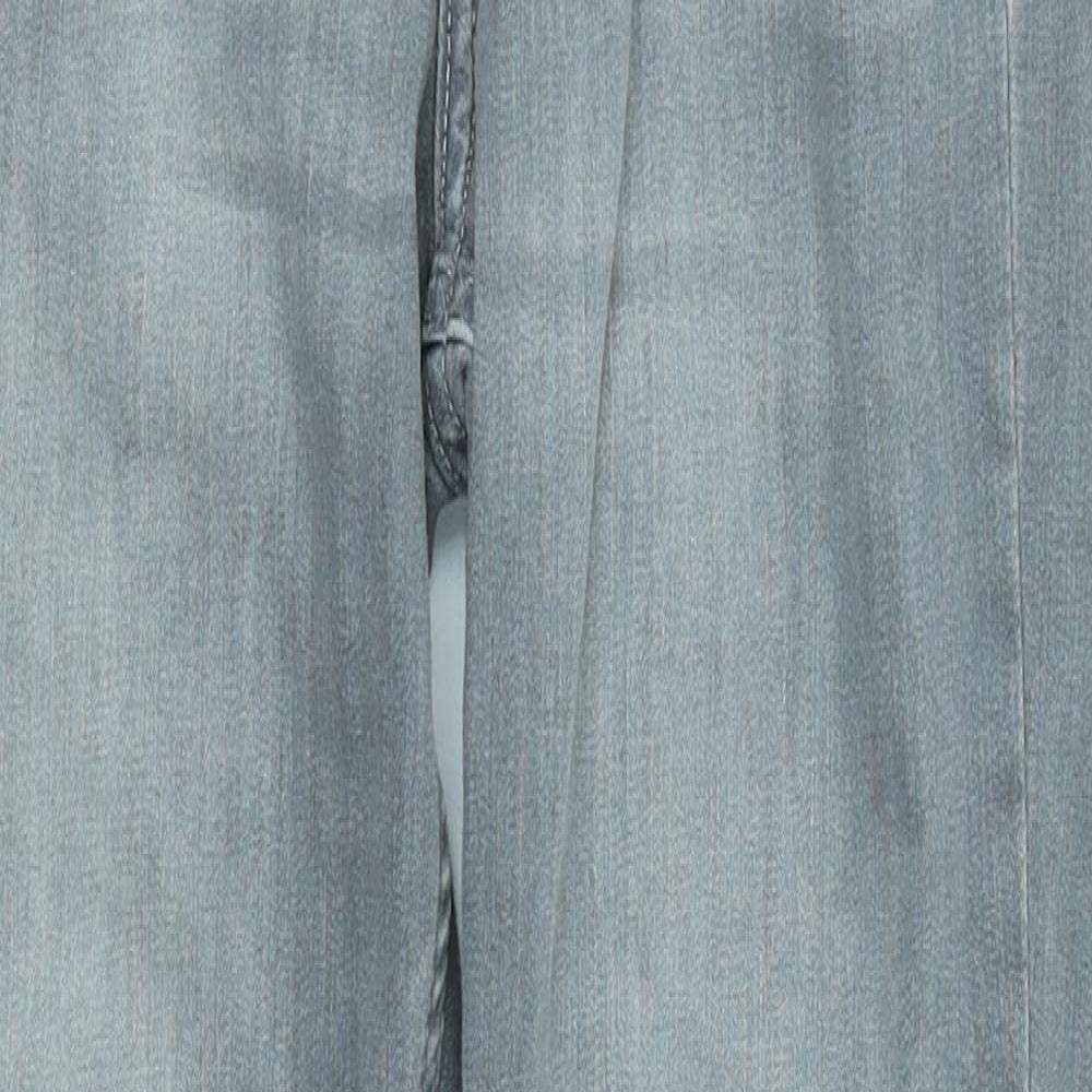 &Denim Womens Grey  Denim Skinny Jeans Size 10 L25 in
