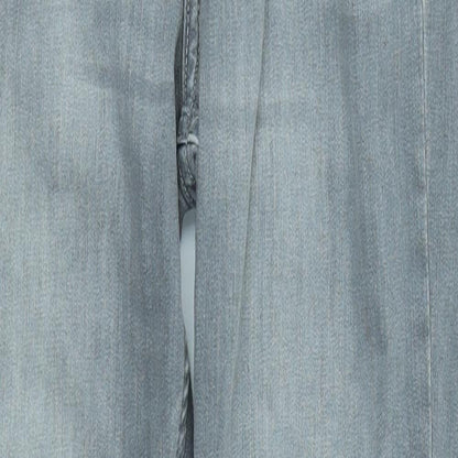 &Denim Womens Grey  Denim Skinny Jeans Size 10 L25 in