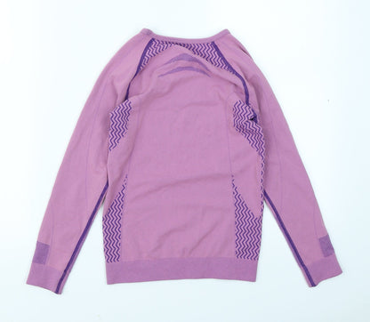 Crivit Pro Girls Purple   Basic T-Shirt Size 8-9 Years
