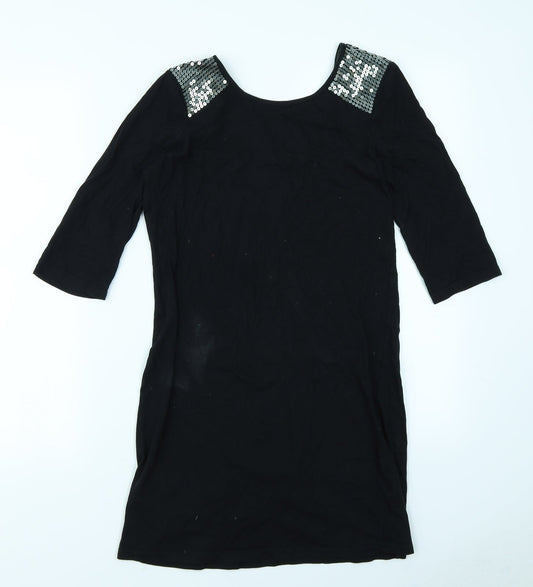 Dorothy Perkins Womens Black   Bodycon  Size 10