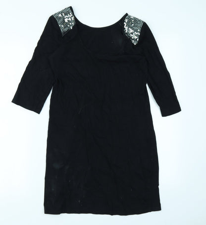 Dorothy Perkins Womens Black   Bodycon  Size 10