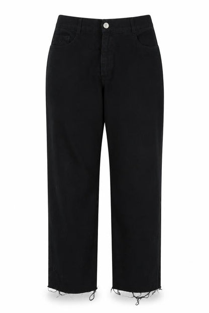Vunic Womens Black  Denim Straight Jeans Size 30 in L23 in