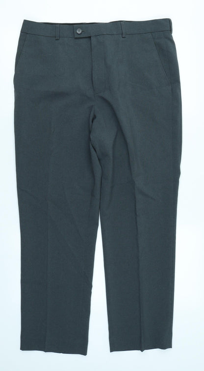 Matalan Mens Grey   Trousers  Size 34 in L29 in