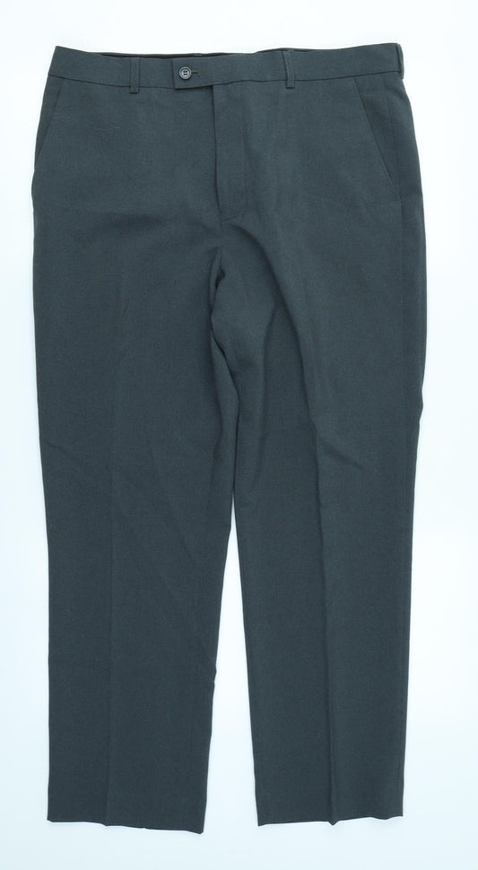 Matalan Mens Grey   Trousers  Size 34 in L29 in