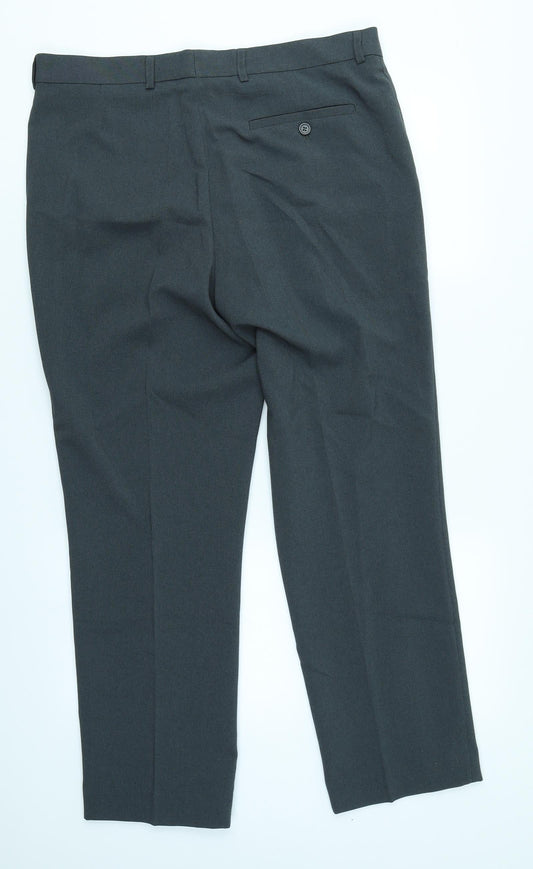 Matalan Mens Grey   Trousers  Size 34 in L29 in