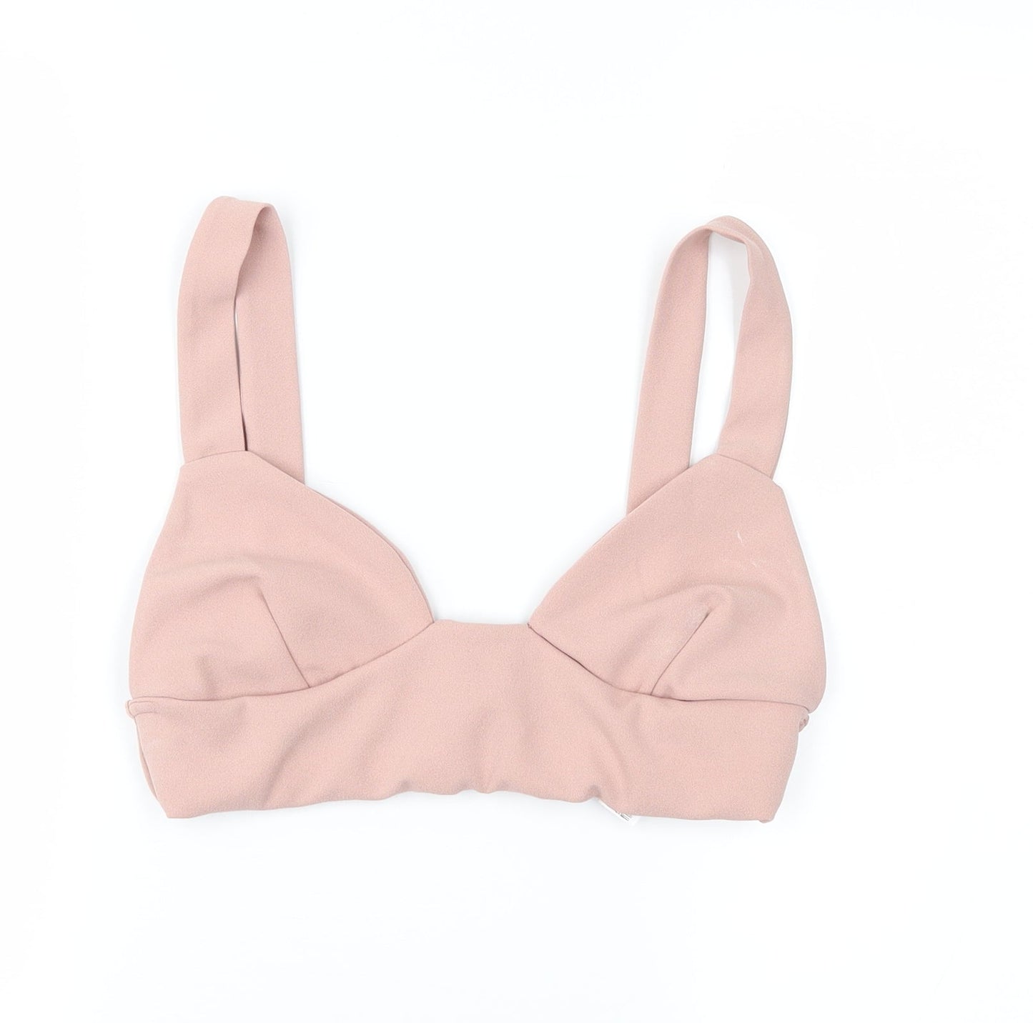 Boohoo Womens Pink   Cropped Blouse Size 12