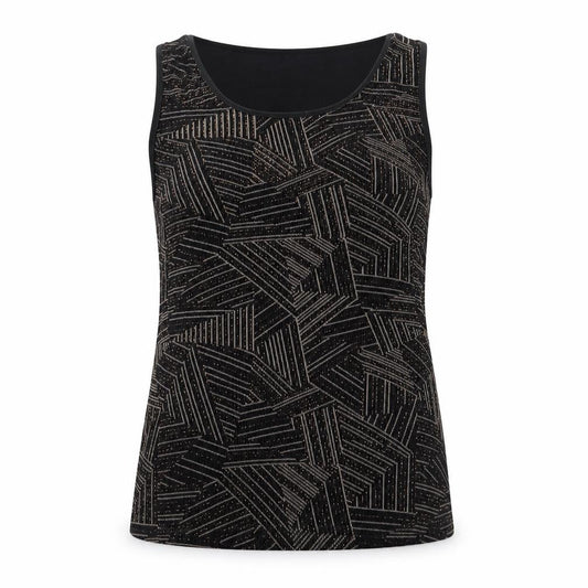 Womens UK Size S Roman Black Basic Blouse