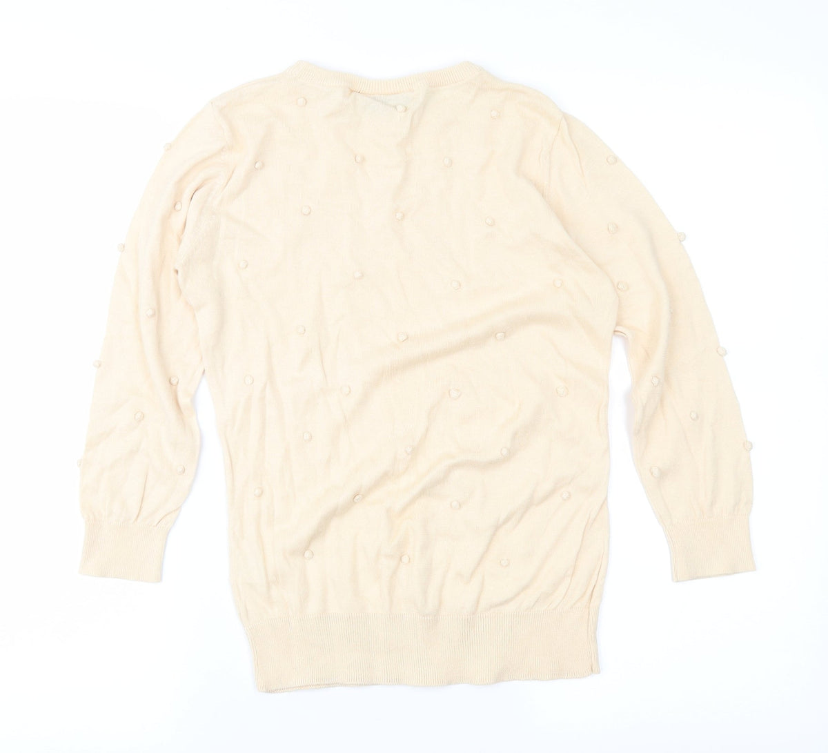 Warehouse Womens Beige   Pullover Jumper Size 10
