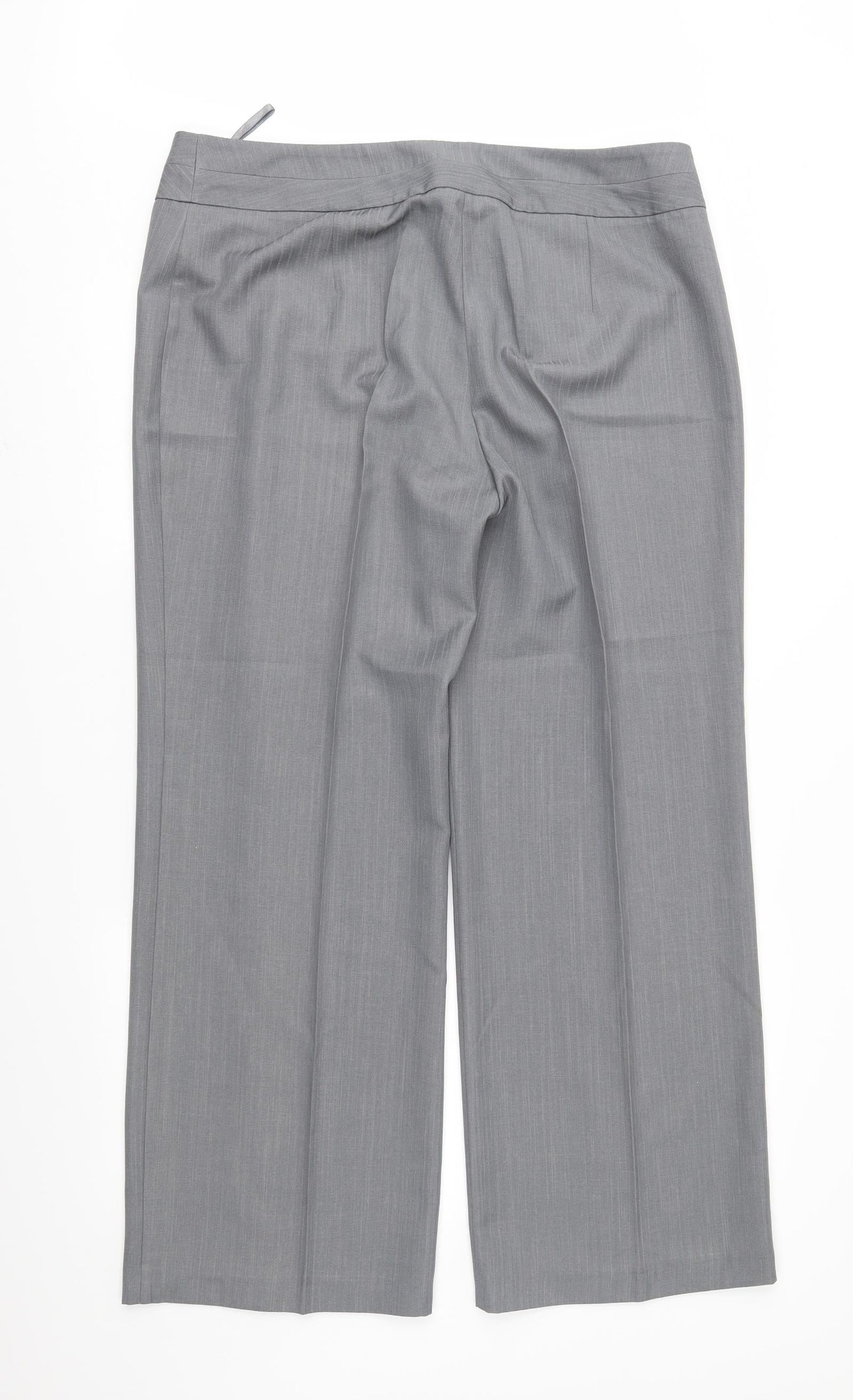 Womens UK Size 16 Marks and Spencer Regular Fit  Grey Trousers