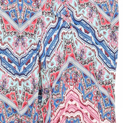 George Womens Multicoloured Geometric  Trousers  Size 12 L27 in