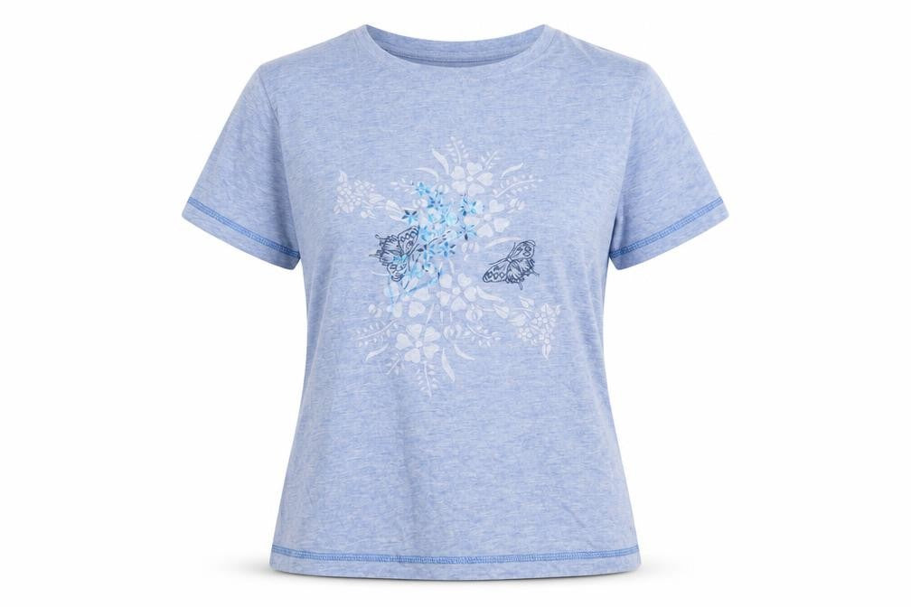 Secret Possessions Womens Blue Geometric  Top Pyjama Top Size 8
