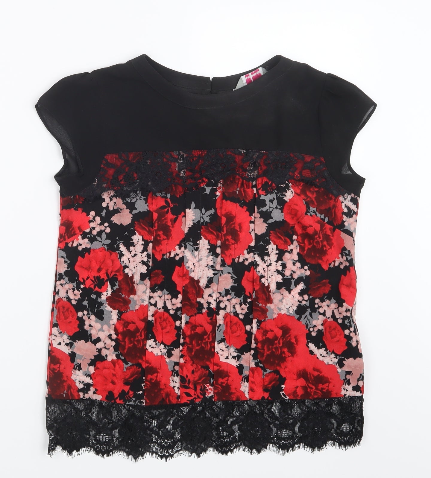 Womens UK Size 6 Dorothy Perkins Red Basic Blouse